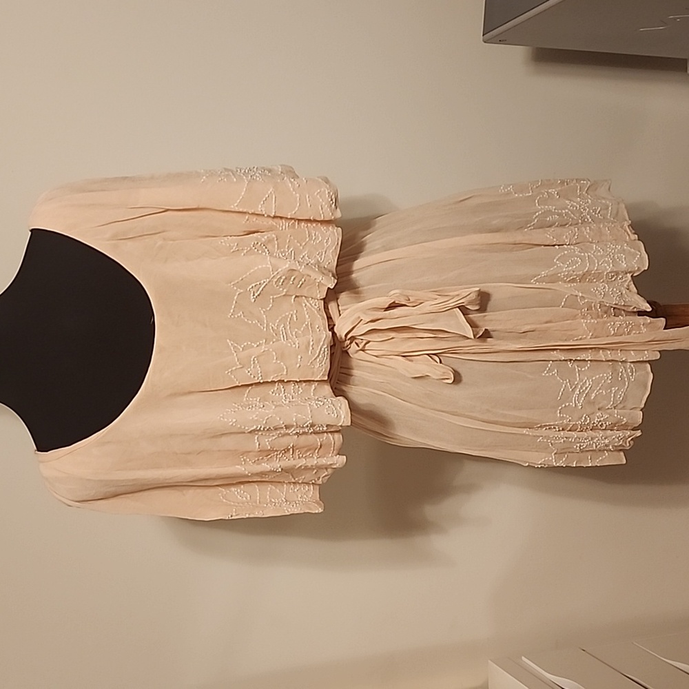 Free People Beaded Wrap Dress - Picture 2 of 2